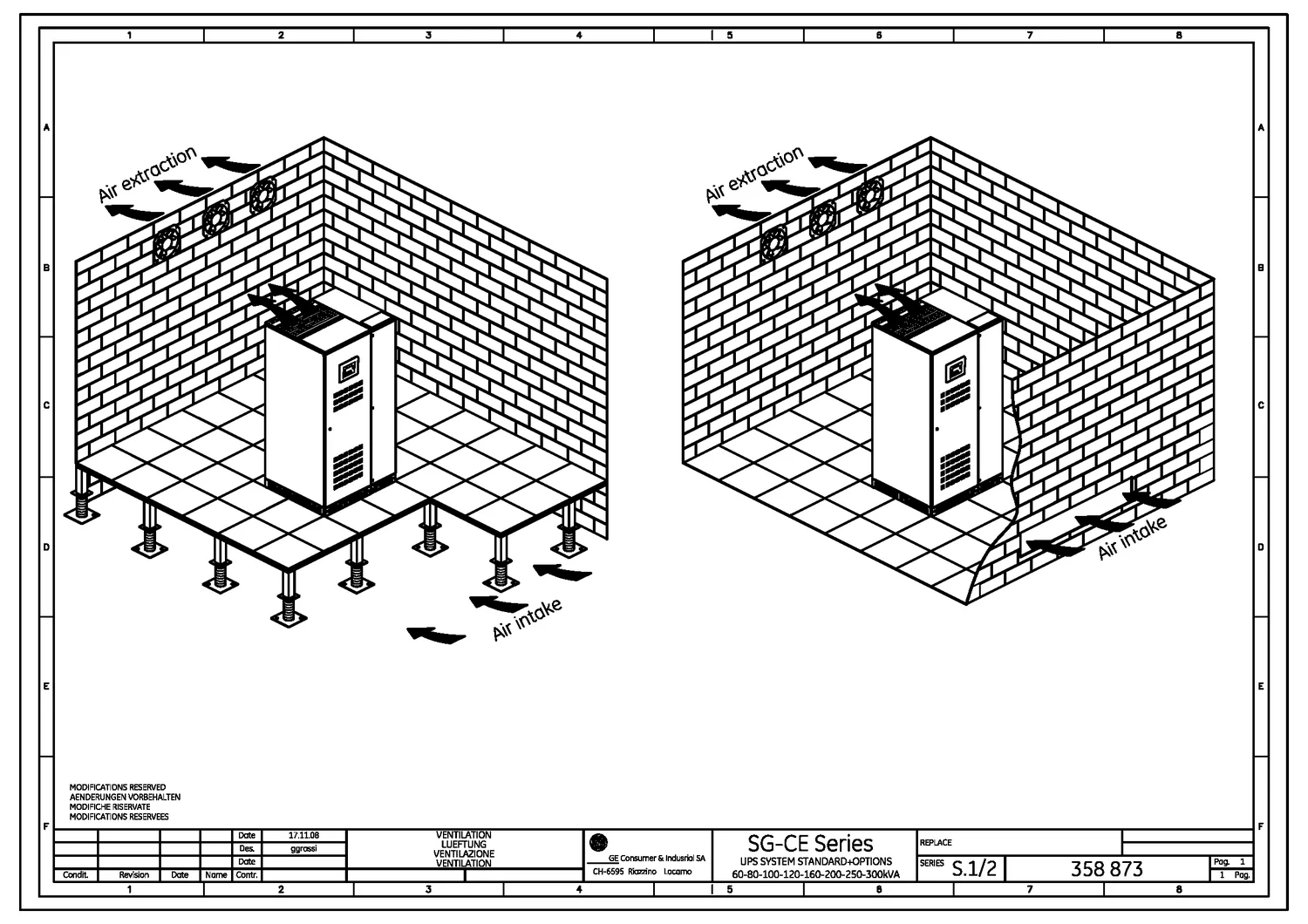 General Electric SG400 - 360 кВт купить  | ИБП (UPS) в Техэкспо