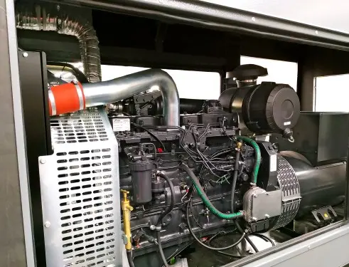 ДГУ 65 кВт в кожухе на стройплощадку Загорской гидроэлектростанции – фото 10 из 11