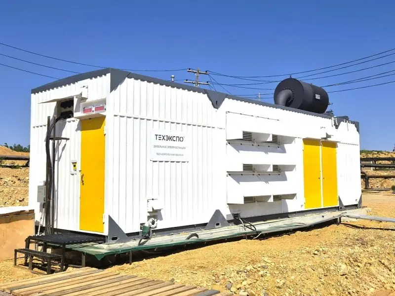 Поставка ДЭС 2400 кВт с АВР, ШМР, ПНР для ГРК «Нижнеякокитский», АО «Золото Селигдара»