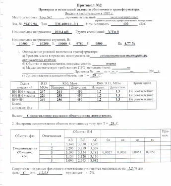 Испытания трансформаторных подстанций и высоковольтных ячеек КРУ на складских комплексах в Московской области – фото 34 из 37