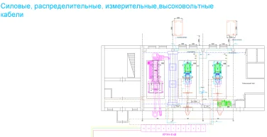 Демонтаж ДГУ весом 34 тонны и установка новых ДГУ мощностью 1 МВт для «МРСК Северо-Запада» (Россети) – чертеж из проектной документации 21 из 35