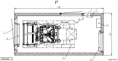 Два контейнера для ДГУ 420 и 600 кВт для резерва шахтового оборудования – фото 7 из 10