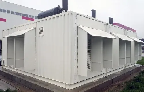 Энергоцентр 3,6 МВт в цельносварном контейнере 8 x  9 x 3 м. для Wildberries