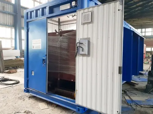 Контейнер для ДГУ 800 кВт и топливным отсеком для переработки лома цветных металлов – фото 6 из 7