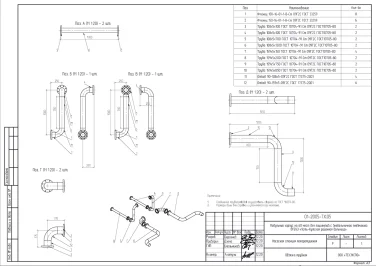 Комплектная станция пожаротушения для корпуса пациентов с внебольничной пневмонией Усть-Кутской больницы – чертеж из проектной документации 1 из 19