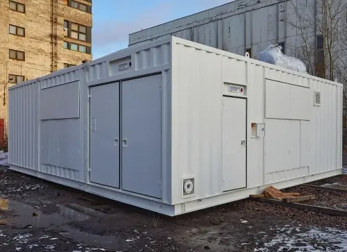Энергоцентр 3,6 МВт в цельносварном контейнере 8 x  9 x 3 м. для Wildberries – фото 8 из 11