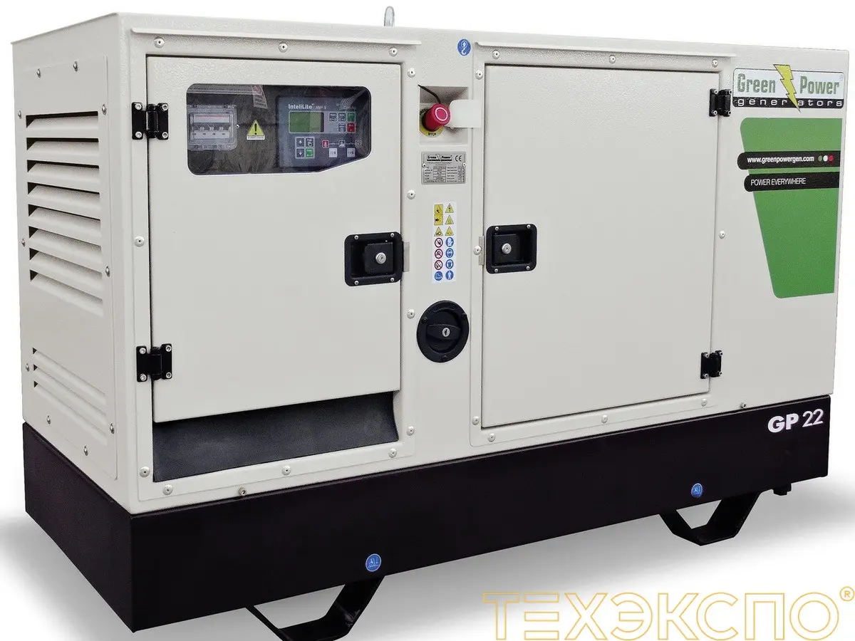 Дизель-генераторы Green Power в кожухе для коттеджа