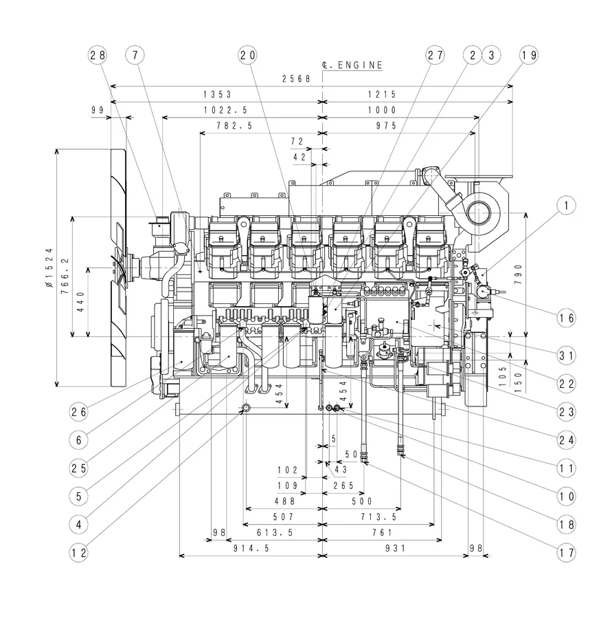 Mitsubishi S12R-PTA2 - 0 кВт купить  | Двигатель в Техэкспо