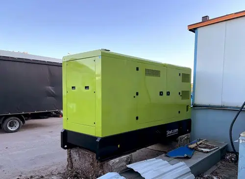 ДГУ мощностью 150 кВт в еврокожухе для электромонтажной компании Санкт-Петербурга