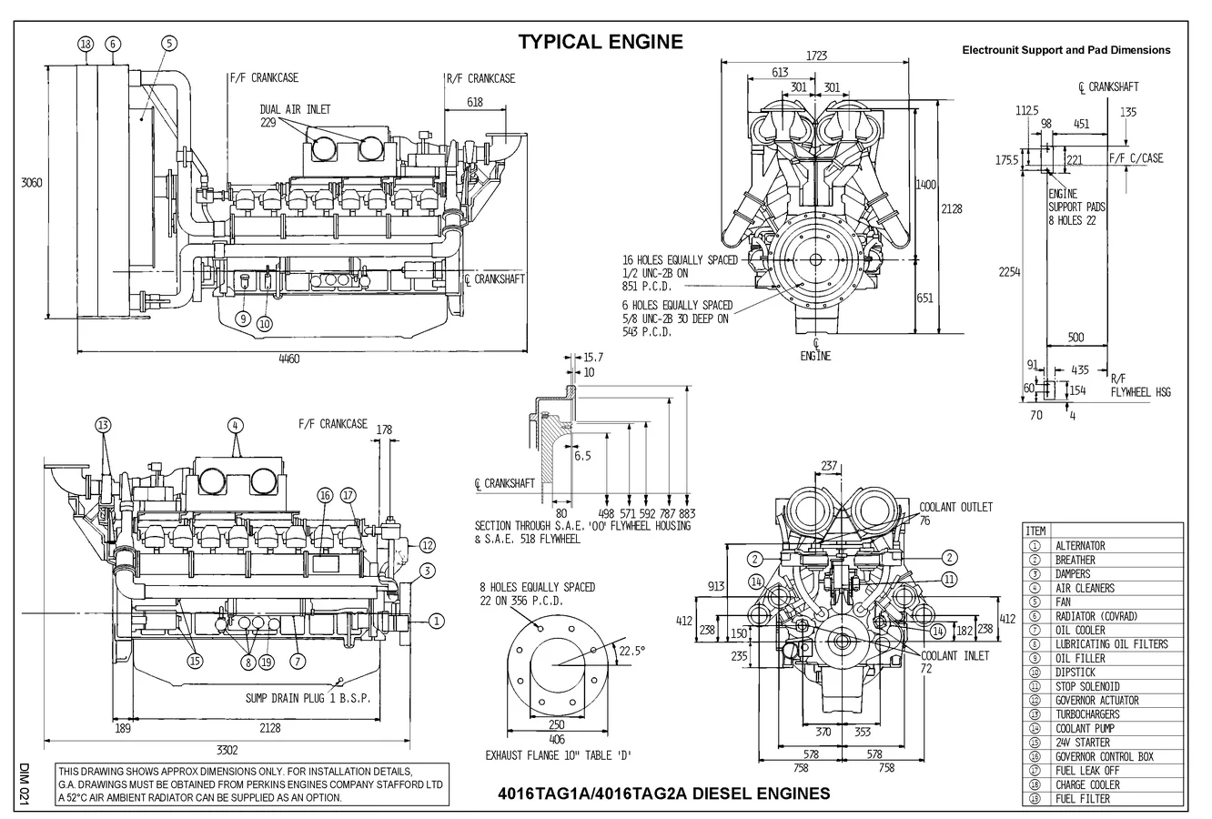 Perkins 4016TAG - 0 кВт купить  | Двигатель в Техэкспо