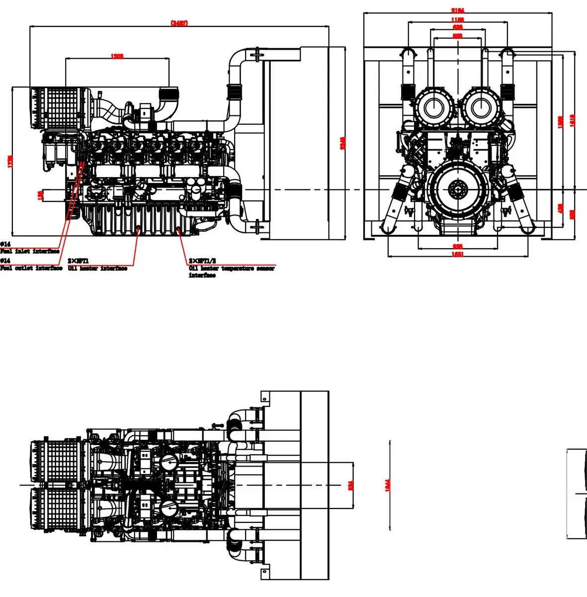 Baudouin 12M33G1500/5 - 0 кВт купить  за 7&nbsp;329&nbsp;401 рублей | Двигатель в Техэкспо