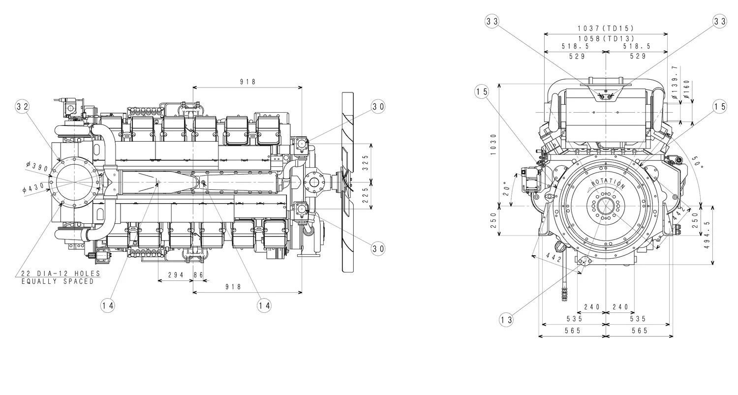 Mitsubishi S12R-PTA-S - 0 кВт купить  | Двигатель в Техэкспо