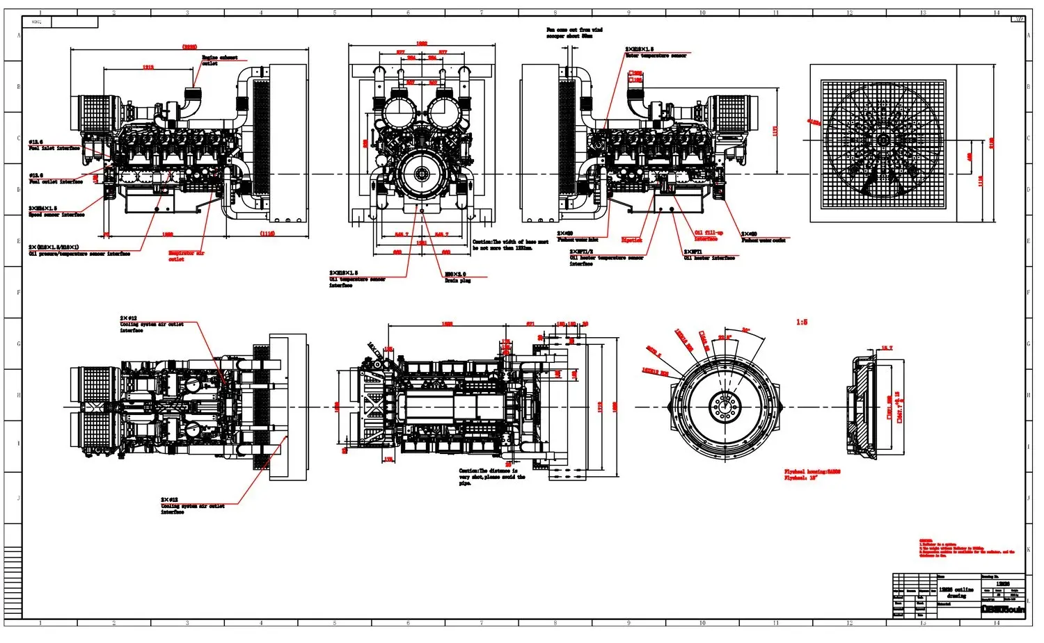 Baudouin 12M26G1100/5e2 - 0 кВт купить  за 5&nbsp;431&nbsp;284 рублей | Двигатель в Техэкспо