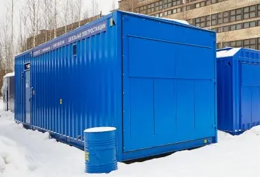 Контейнер в составе электростанции для ФГБУ Главрыбвод в Карелии – фото 1 из 10