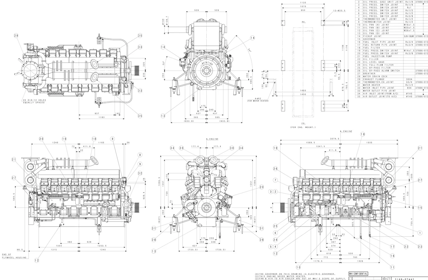 Mitsubishi S16R-PTAA2 - 0 кВт купить  | Двигатель в Техэкспо