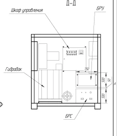 Производство трех контейнеров для насосной установки «Белоруснефти» – чертеж из проектной документации 5 из 7