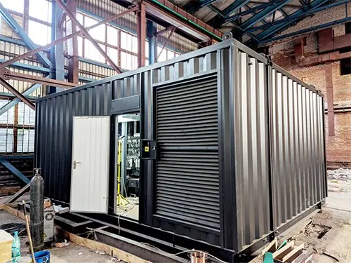 Контейнер с внутренней системой шумоглушения для бизнес-центра в Москве