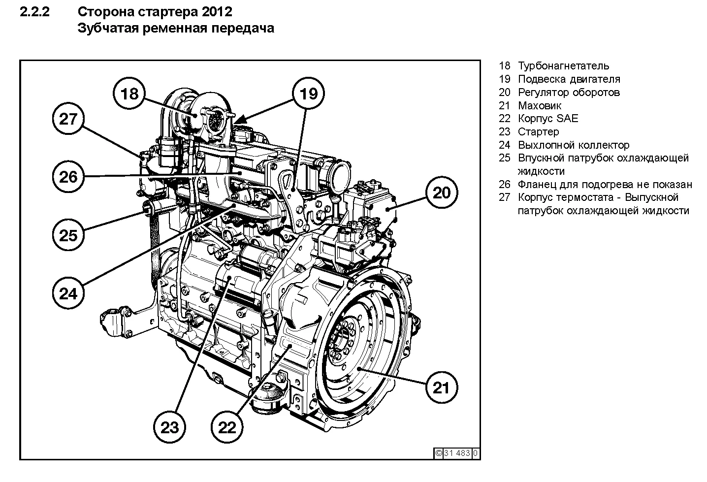 Deutz BF4M2012C - 0 кВт купить  | Двигатель в Техэкспо