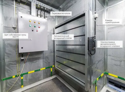 ДГУ мощностью 280 кВт в контейнере на шасси и ИБП 60 кВт для здания Администрации Мурманска – фото 9 из 80