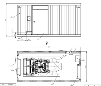 Два контейнера для ДГУ 420 и 600 кВт для резерва шахтового оборудования – фото 6 из 10