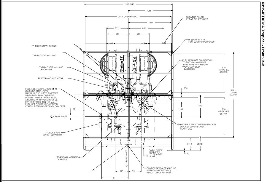 Perkins 4012-46TAG3A - 0 кВт купить  | Двигатель в Техэкспо