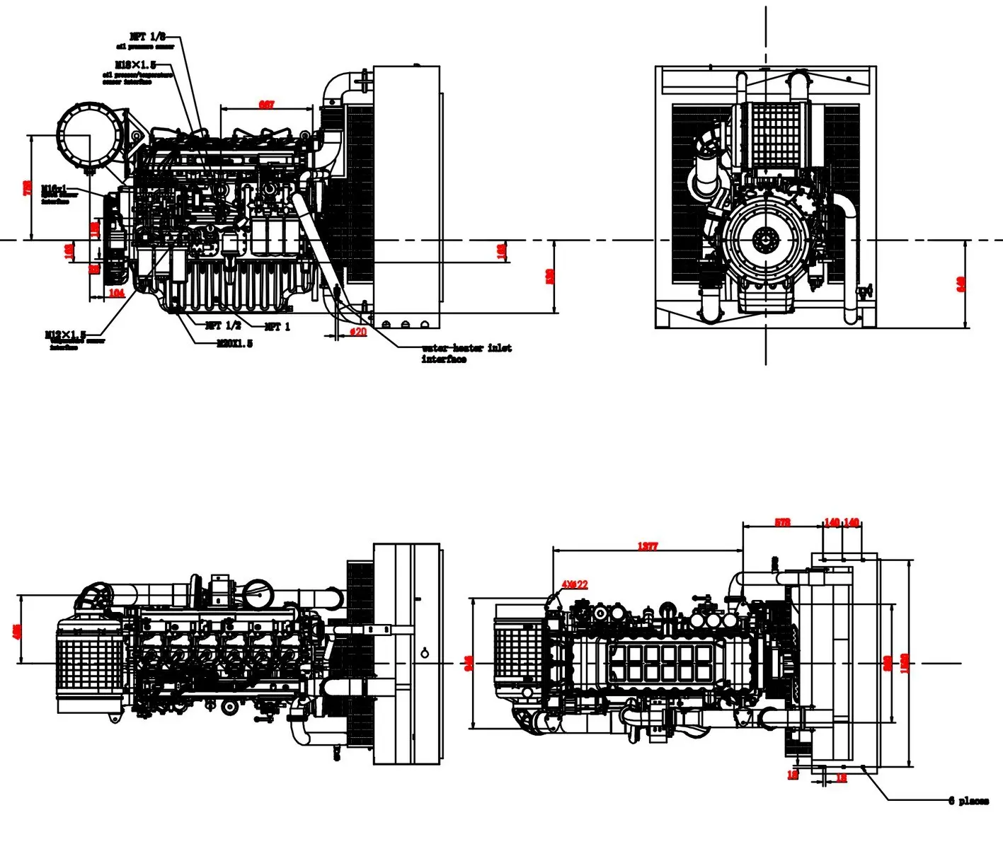 Baudouin 6M33D506E310 - 0 кВт купить  | Двигатель в Техэкспо