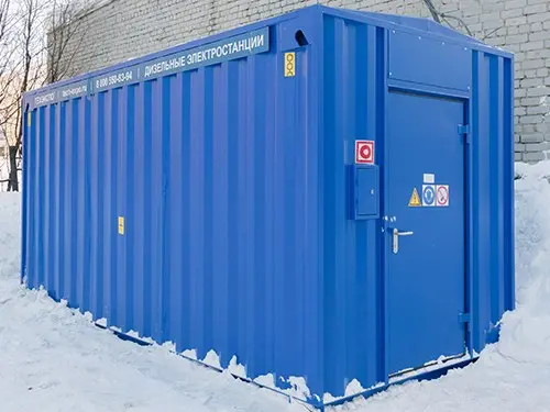 Контейнер для ДГУ 320 кВт для ковидного госпиталя в Мурманске