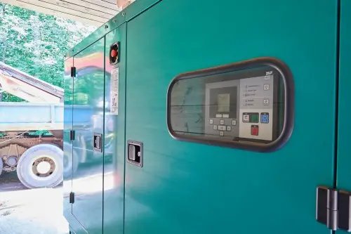 ДЭС Cummins C66D в кожухе мощностью 48 кВт с АВР для коттеджа в Курортном районе Санкт-Петербурга – фото 23 из 24