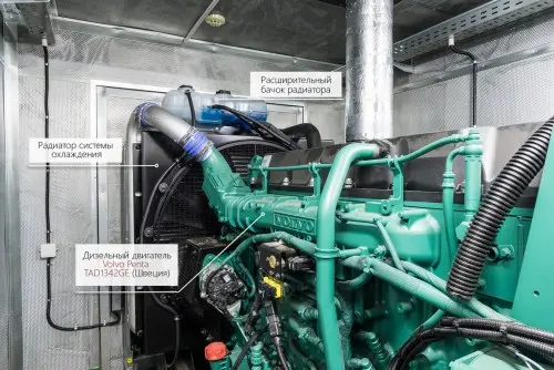 ДГУ мощностью 280 кВт в контейнере на шасси и ИБП 60 кВт для здания Администрации Мурманска – фото 6 из 80