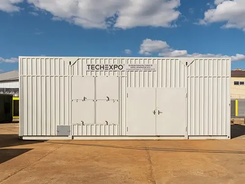 Три контейнера для ДГУ Cummins в резерв для водохранилища