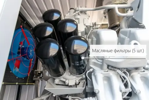 Немецкая ДГУ MTU единичной мощностью 2547 кВт в контейнере для газовой компании "НОВАТЭК" – фото 24 из 74