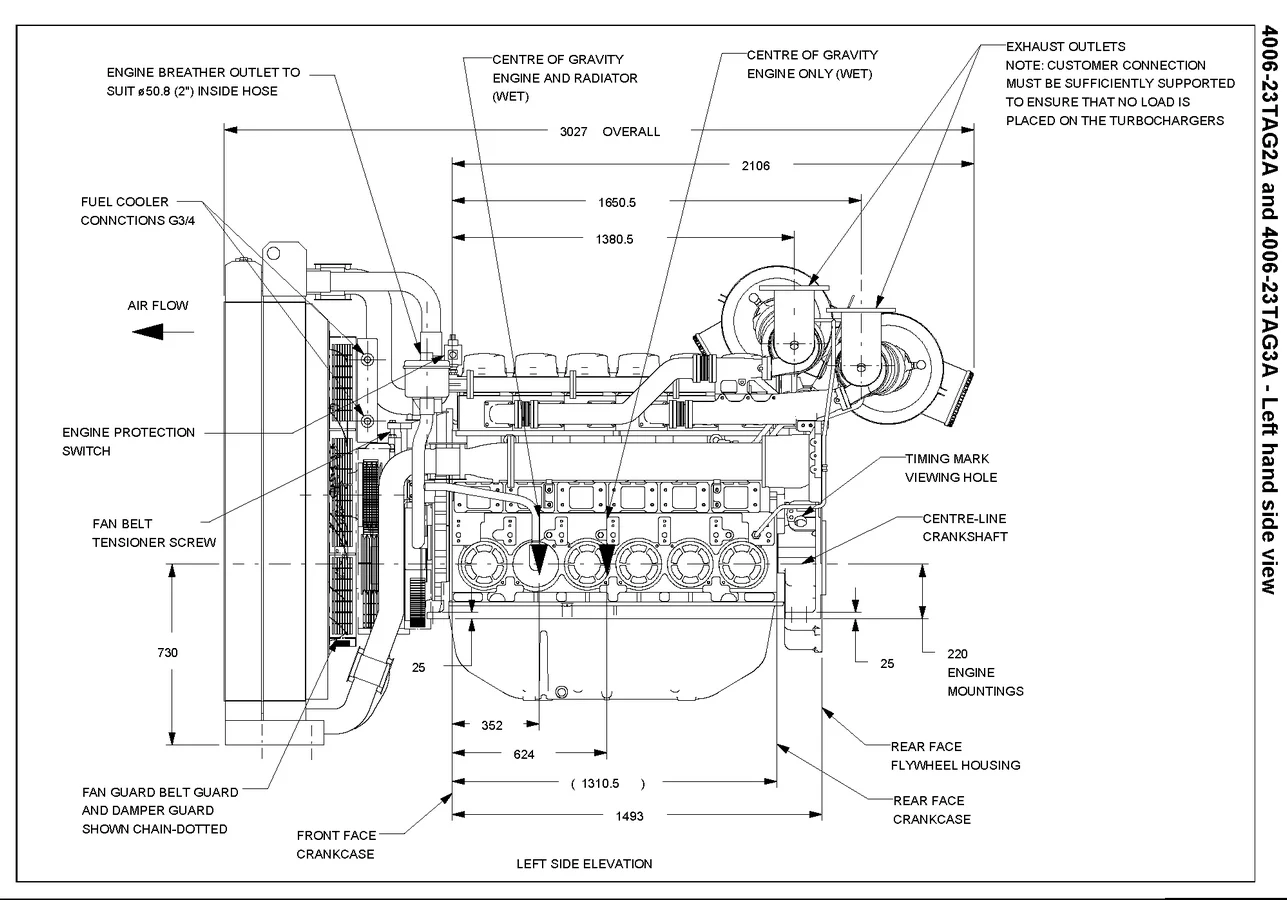 Perkins 4006-23TAG3A - 0 кВт купить  | Двигатель в Техэкспо