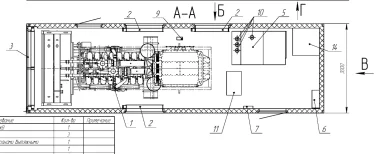 Четыре контейнера для ДГУ 1200 в параллели с РУ-6,З кВ для производства пиломатериалов – фото 12 из 15