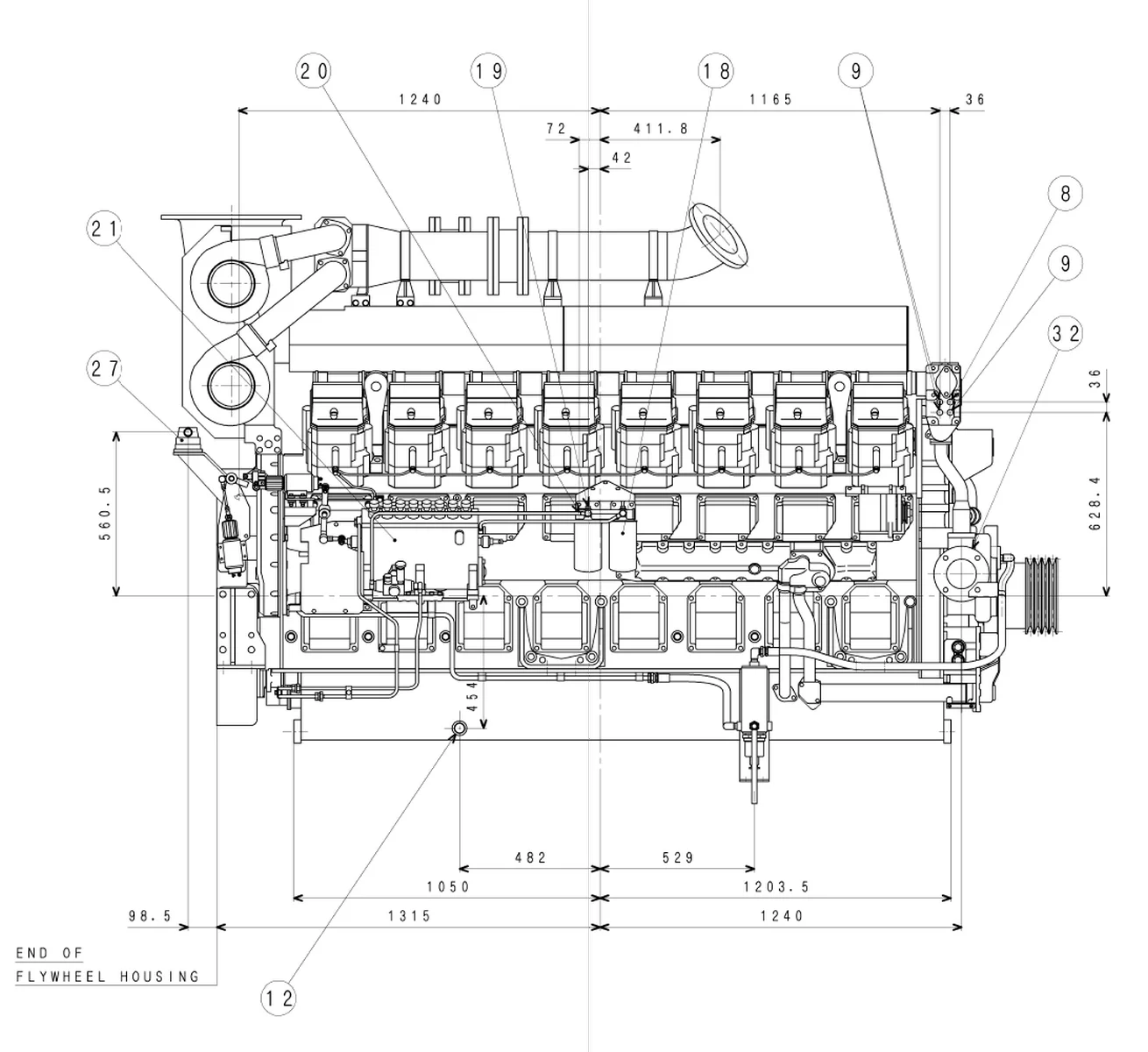 Mitsubishi S16R-PTAA2 - 0 кВт купить  | Двигатель в Техэкспо