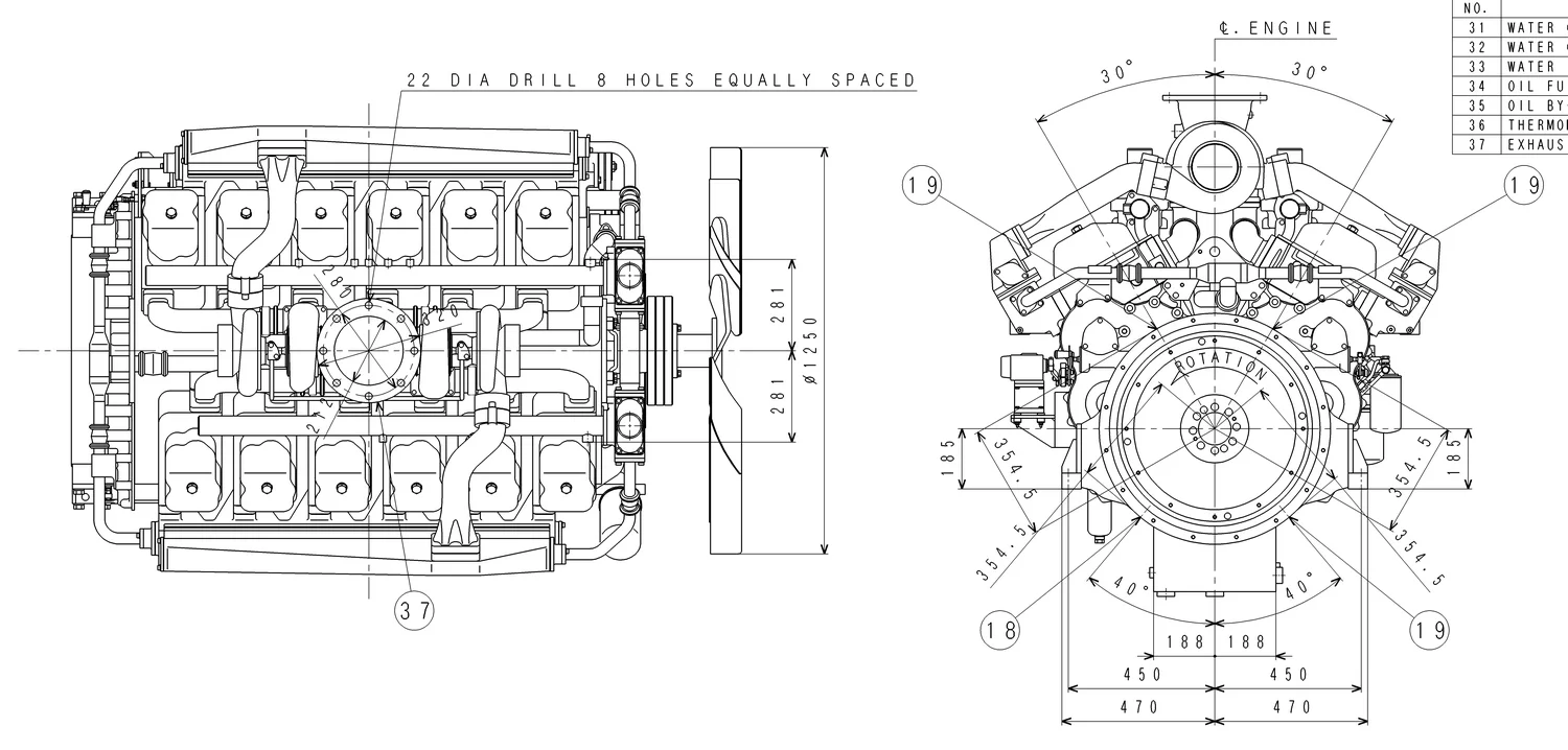 Mitsubishi S12A2-PTA - 0 кВт купить  | Двигатель в Техэкспо