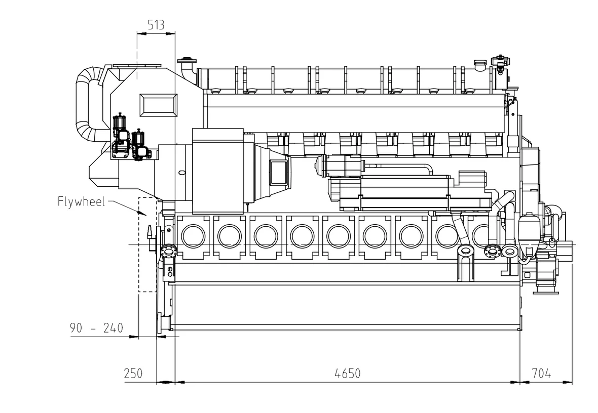 Wärtsilä 9L34DF - 0 кВт купить  | Двигатель в Техэкспо