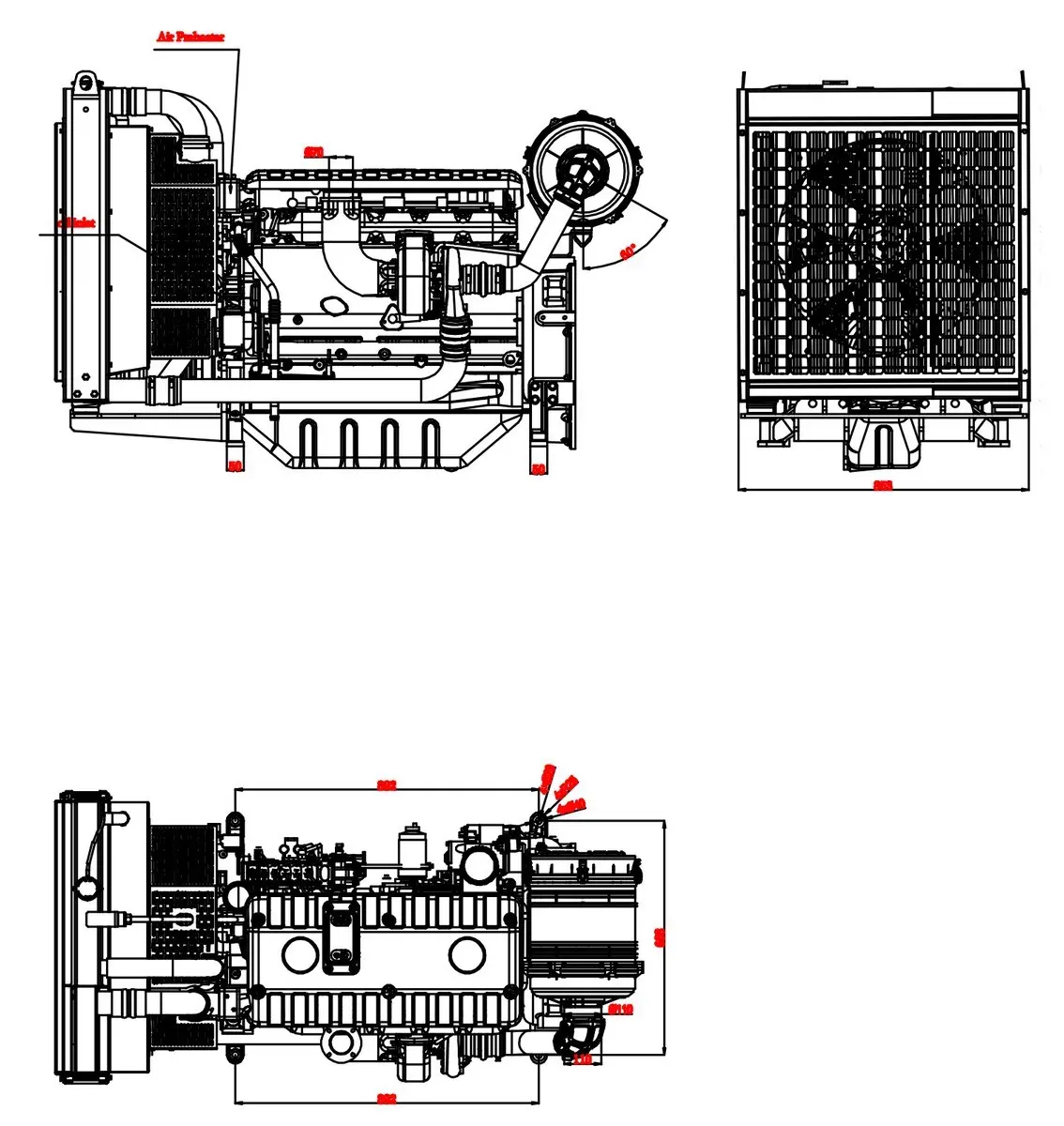 Baudouin 6M11G165/5e2 - 0 кВт купить  за 323&nbsp;441 рублей | Двигатель в Техэкспо
