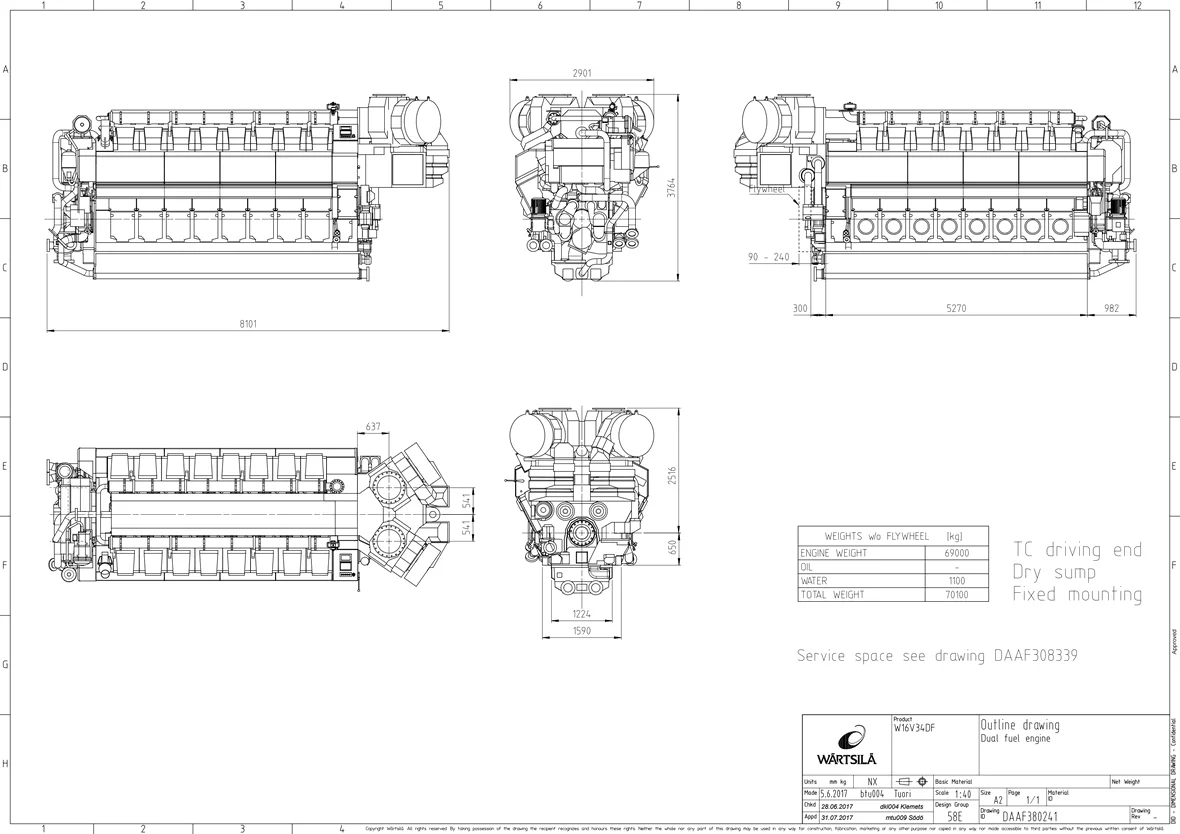 Wärtsilä 16V31DF - 0 кВт купить  | Двигатель в Техэкспо