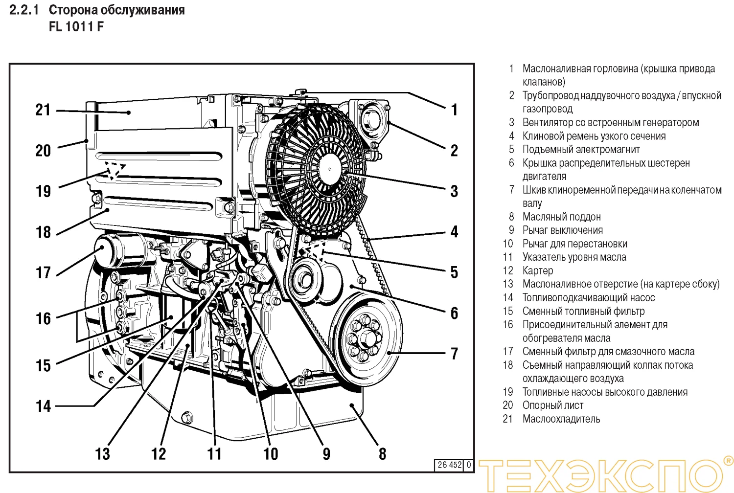 Deutz BF4M1011F - 0 кВт купить  | Двигатель в Техэкспо