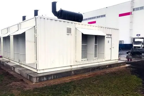 Автономный генерирующий центр (АГЦ) из трех ДГУ общей мощностью 3600 кВт для складского комплекса Wildberries