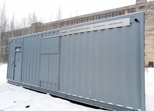 Две ДЭС на 3 МВт и ЗРУ-6.3 кВ в контейнере для завода «Электродеталь» – фото 7 из 7