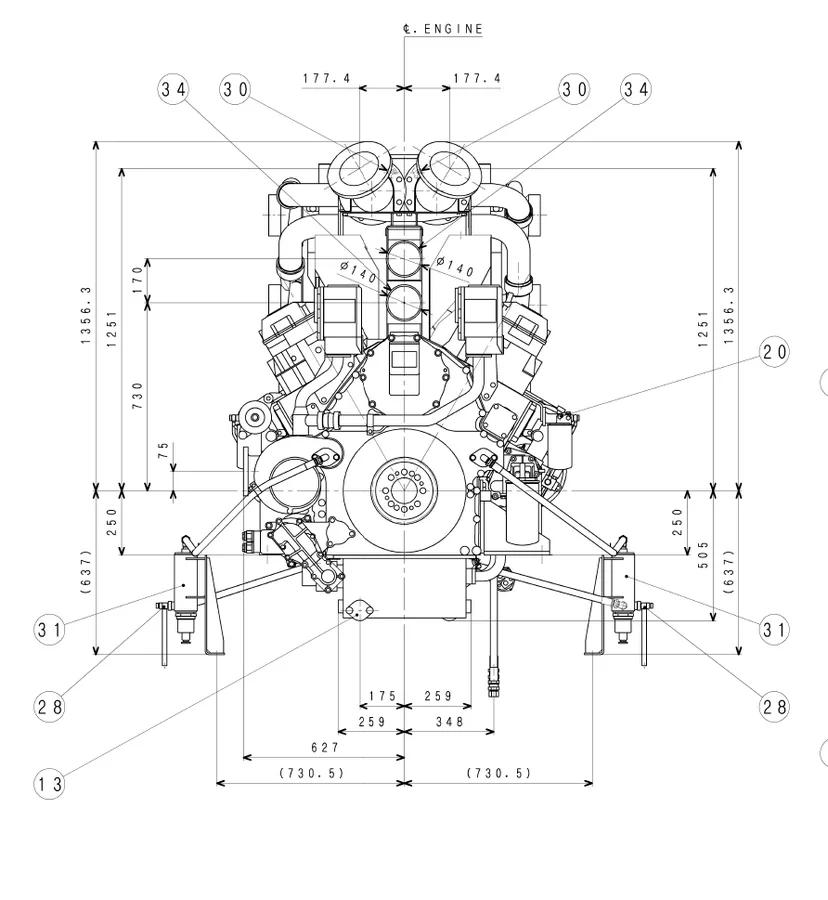 Mitsubishi S16R-PTAA2 - 0 кВт купить  | Двигатель в Техэкспо