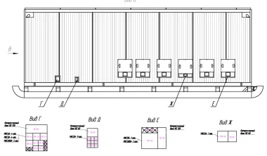 Четыре контейнера для энергокомплекса 3 МВт буровой установки АО Росгеология – фото 15 из 15