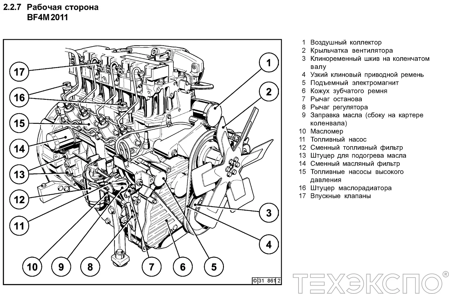 Deutz F3L2011 - 0 кВт купить  | Двигатель в Техэкспо