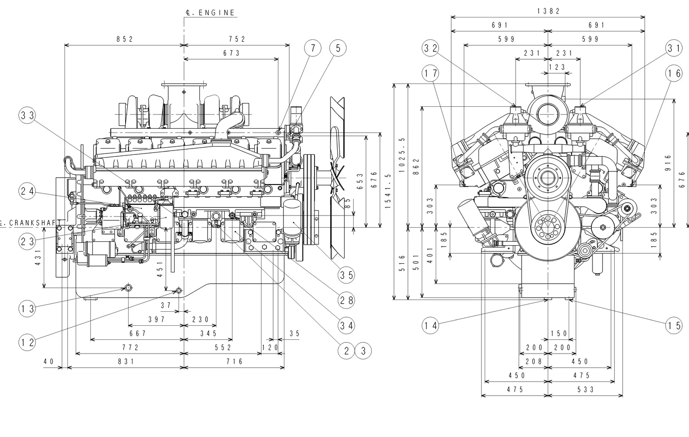 Mitsubishi S12A2-PTA2-S - 0 кВт купить  | Двигатель в Техэкспо