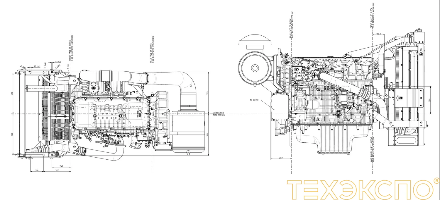 FPT (Iveco) C16 TE1W - 0 кВт купить  | Двигатель в Техэкспо