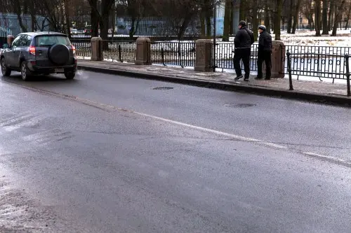 Ремонт проезжей части Тверского моста в Колпино и плотины по ул. Садовой в Пушкине – фото 16 из 16