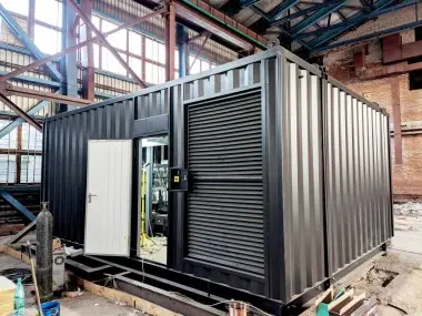 Контейнер с внутренней системой шумоглушения для бизнес-центра в Москве – фото 1 из 15