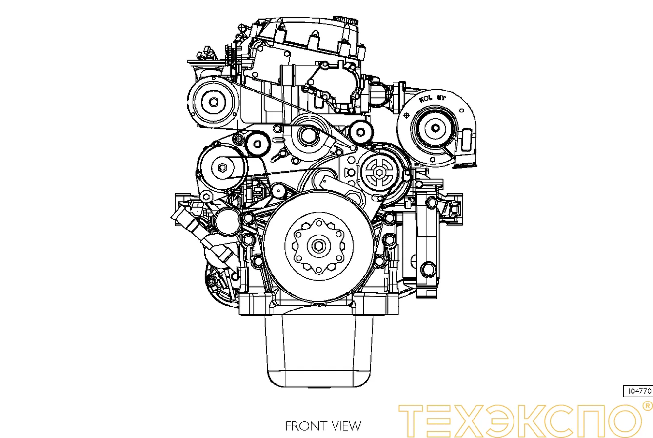 FPT (Iveco) C13 TE2A - 0 кВт купить  | Двигатель в Техэкспо