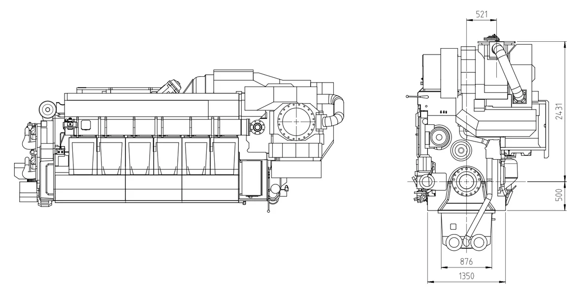 Wärtsilä 6L34DF - 0 кВт купить  | Двигатель в Техэкспо